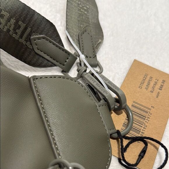 Steve Madden Olive Juniper Crossbody Bag Backpack - Picture 9 of 13